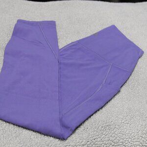 Lululemon Align 23" lavender with pockets sz 6